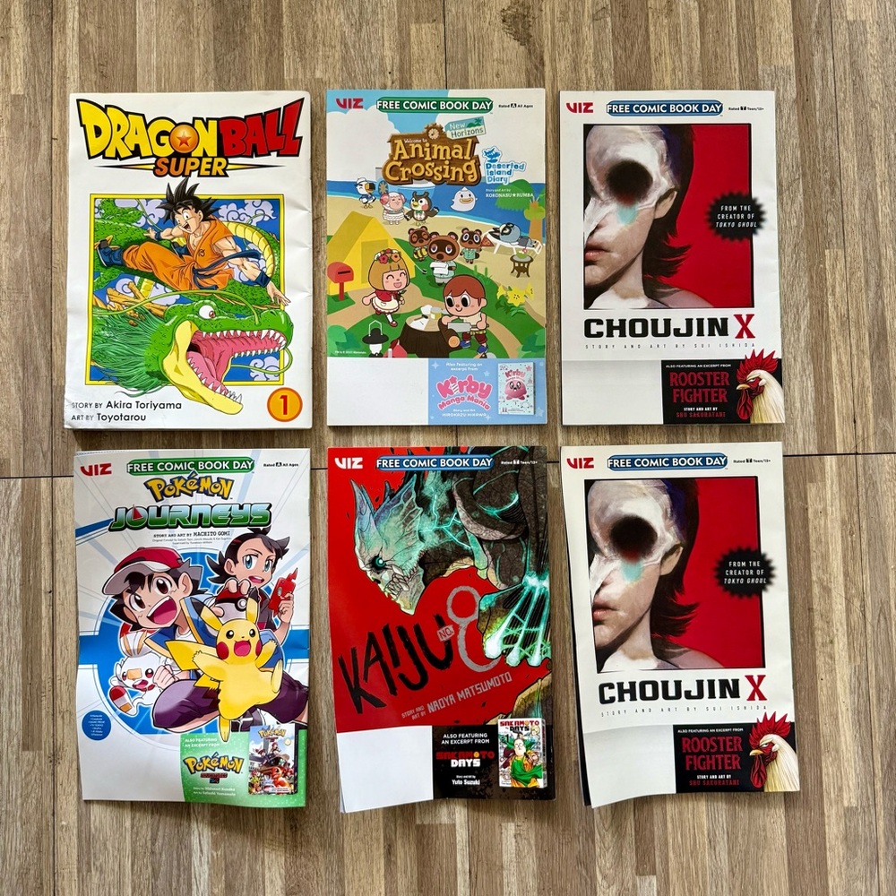 New York Comic Con (NYCC) Comic Book Bundle Dragon Ball Z Pokémon Kaiju 8